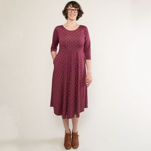 Karina Dresses Maria S/M Pearls in Wine